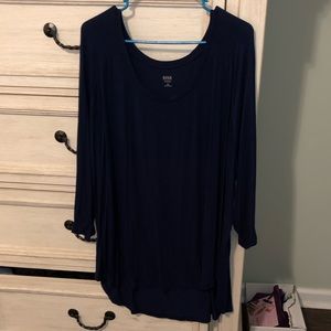 A.n.a Navy Blue Top